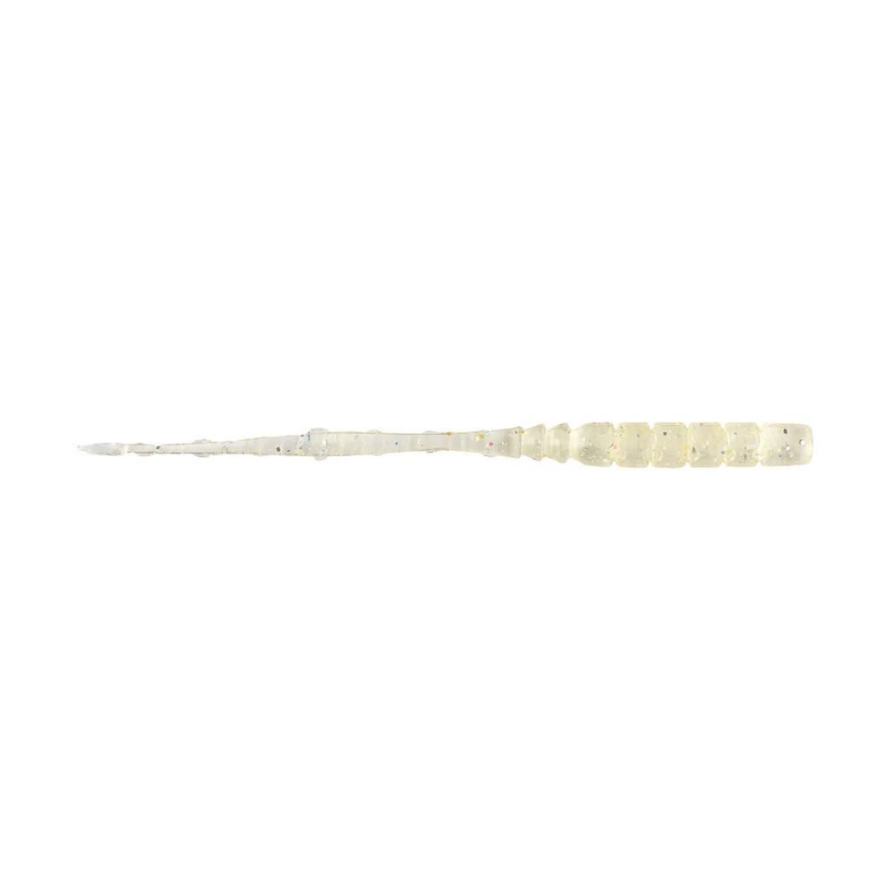 Mustad Aji Straight Tail Silikon Kurt 001 - CL.RAINBOW GLITTER - 76MM - 12Lİ