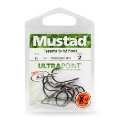 Mustad Ultra Point Skippy Hook Olta İğnesi NO:4-0 - Siyah