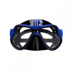 Aksiyon Kamera Aparatlı Dalış Maskesi Tempered Camlı Mavi
