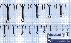 Mustad Olta İğnesi 3549D 50li