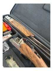 Perazzi HighTech HT PT 12/75 Yivsiz Atış Tüfeği Nikel Kırmızı