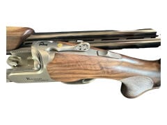 Perazzi HighTech HT PT 12/75 Yivsiz Atış Tüfeği Nikel Altın Detaylı Türk Bayrağı Gravürlü