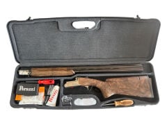 Perazzi HighTech HT PT 12/75 Yivsiz Atış Tüfeği Nikel Turkish Flag