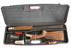 Perazzi HighTech HT PT 12/75 Yivsiz Atış Tüfeği Nikel Turkish Flag