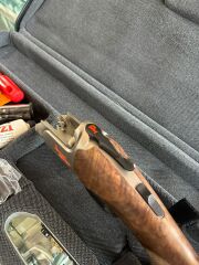 Perazzi HighTech HT PT 12/75 Yivsiz Atış Tüfeği Nikel/Orange