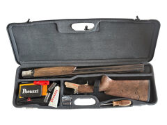 Perazzi HighTech HT PT 12/75 Yivsiz Atış Tüfeği Nikel/Orange