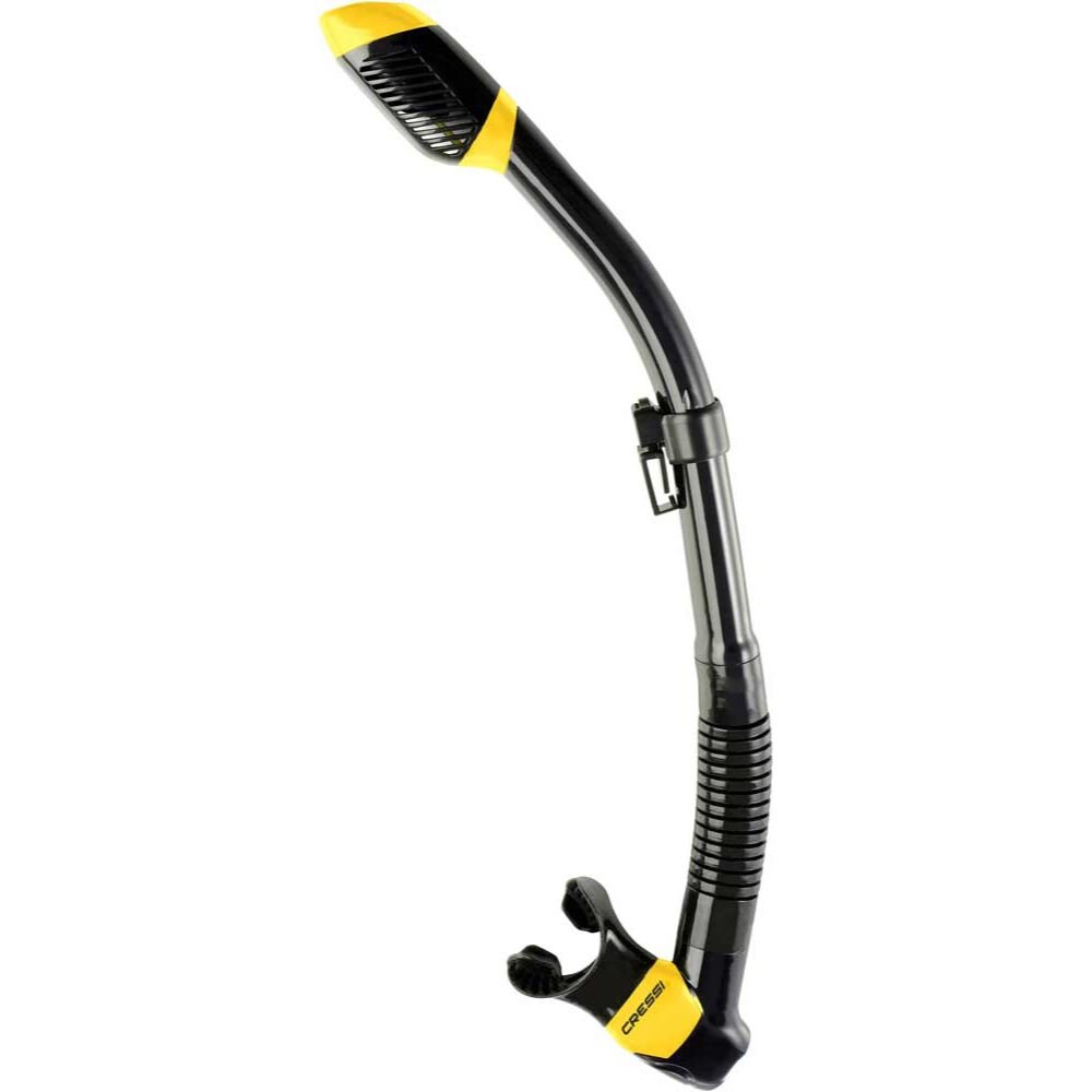 Cressi Supernova Dry Şnorkel BLACK-YELLOW