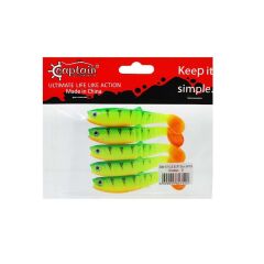 Captain 3569 Style Soft 8cm Levrek Silikonu 5li Paket Suni Yem 2