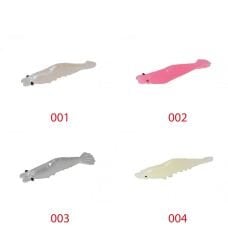 Captain 3056 Silikon Karides 8cm Suni Yem 5li Paket