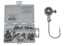 Captain 6436 Compact Eco Mix Kutulu Jig Head Seti 2-3-5-7gr 34lü Set