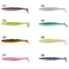 Captain 3516 Pukka Shad 9cm 7gr Levrek Silikonu 5li Paket Suni Yem