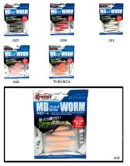 Captain 3518 Mad Bite Earth Worm 4 cm Aromalı LRF Silikon Yem 8li Set 012
