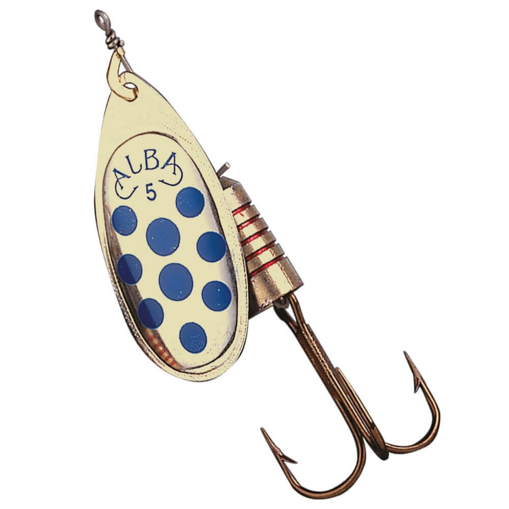 AlbaStar 202 Döner Olta Kaşığı SARI-MAVİ - NO:4