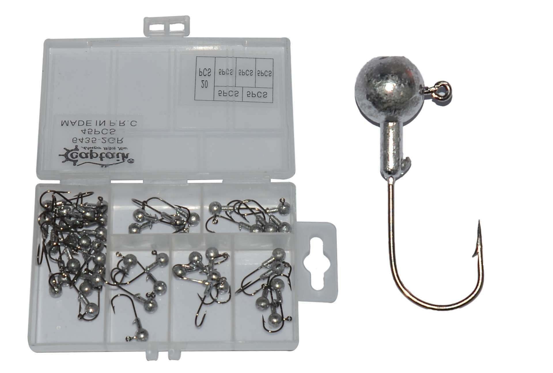 Captain 6435 Compact Eco Kutulu Jig Head Seti Standart - 18 GR-16AD