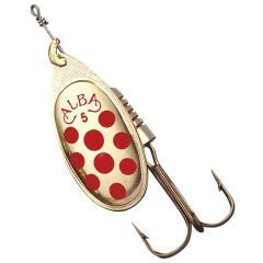 AlbaStar 202 Döner Olta Kaşığı SARI-KIRMIZI - NO:1