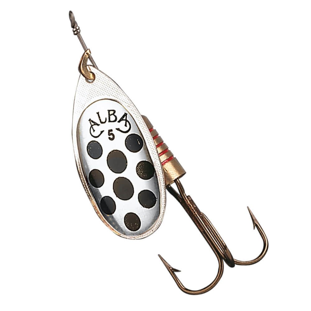 AlbaStar 202 Döner Olta Kaşığı BEYAZ-SİYAH - NO:2