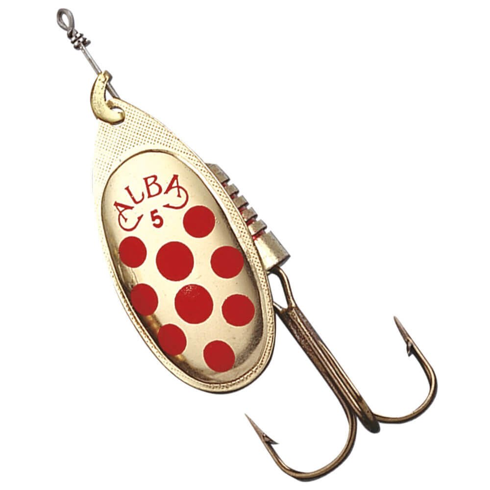 AlbaStar 202 Döner Olta Kaşığı SARI-KIRMIZI - NO:5