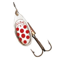 AlbaStar 202 Döner Olta Kaşığı BEYAZ-KIRMIZI - NO:5