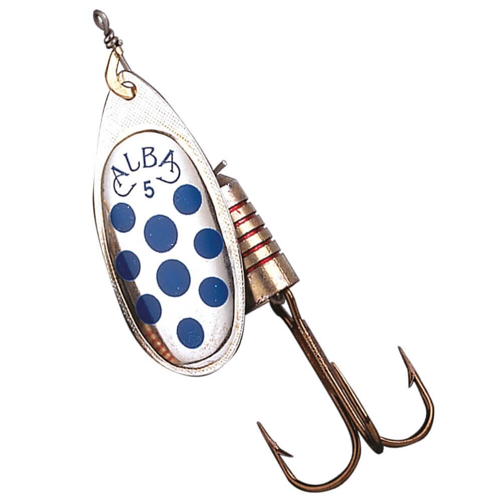 AlbaStar 202 Döner Olta Kaşığı BEYAZ-MAVİ - NO:5