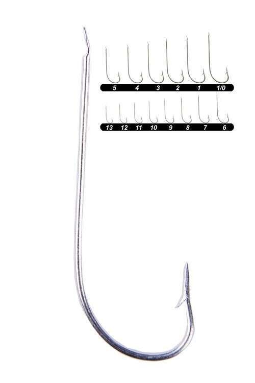 Youvella 1307 Palalı Çapraz Olta İğnesi 100lü Kutu Galvaniz Standart - 9