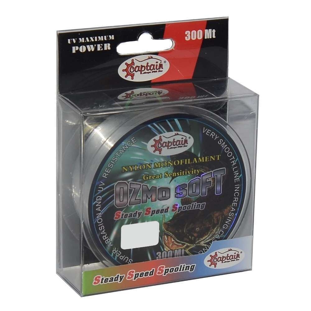 Captain Ozmo Soft 300mt Monofilament Misina Beyaz Standart - 0.30 MM