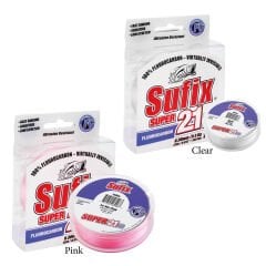 Sufix Süper 21 Fluorocarbon Misina CLEAR - 0.28MM - 50MT - 6.5KG