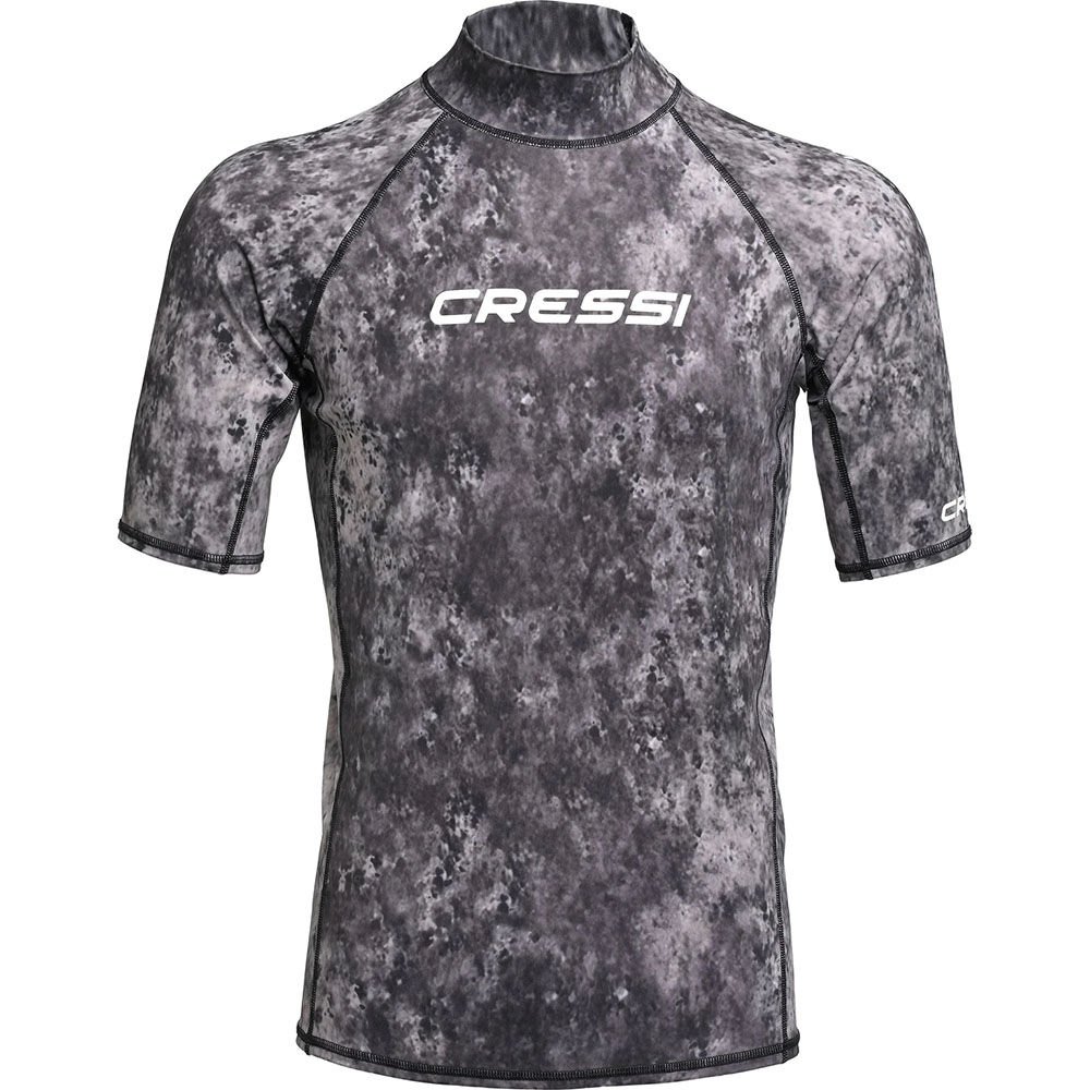 Cressi Rash Guard Man T-Shirt CAMO BLACK GREY - M - NO:3