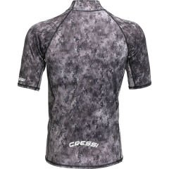 Cressi Rash Guard Man T-Shirt CAMO BLACK GREY - 2XL - NO:6