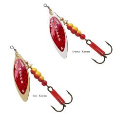 Mepps Longue Redbo Olta Kaşığı GÜMÜŞ-KIRMIZI - NO:5