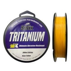 Sufix Tritanium Surf Misina NEON YELLOW - 0.37MM - 300MT - 9KG