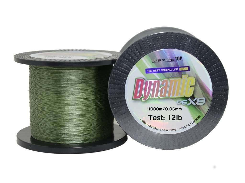 Captain Dynamic PE 8 Örgü İpi Misina 1000mt Yeşil Standart - 0.30 MM