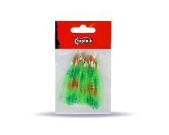 Captain 3594 Octopus Curly 6cm Ahtapot Sübye 5li Paket Suni Yem