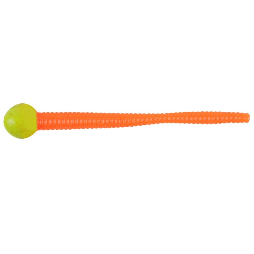Berkley Powerbait Floating Mice Tails Sahte Yemi CHARTREUSE-FLUO ORANGE - 8CM - 13LU