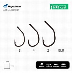 Hayabusa M1 Sazan İğnesi Dövme Teflon Black 10lu Paket