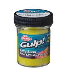 Berkley PowerBait Extra Scent Saltwater Hamur 50GR - FISHOIL-YELLOW SILVER
