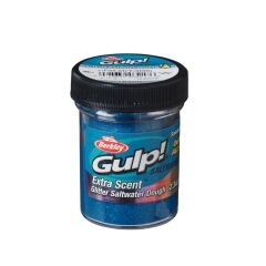 Berkley PowerBait Extra Scent Saltwater Hamur 50GR - FISHOIL-BLUE SILVER