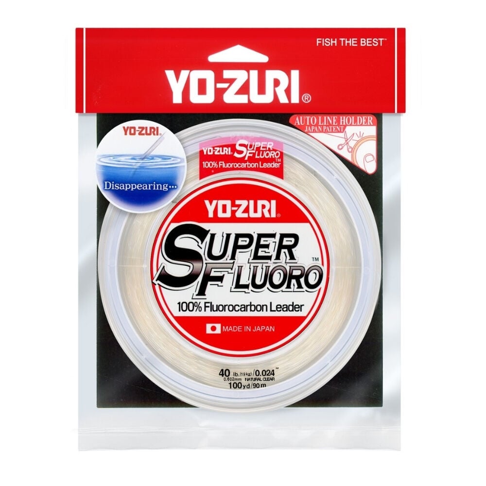 Yozuri Super %100 Fluorocarbon Misina CLEAR - 0.602MM-27MT-19KG