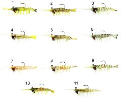 Captain 3049 Magic Shrimp 3D Silikon Karides 76mm 55gr Suni Yem