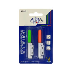 Albastar Pilli Olta Ucu Işığı YEŞİL/KIRMIZI - 2Lİ