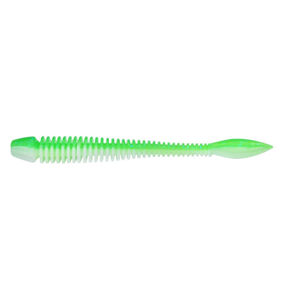 Berkley Powerbait Flail Suni Yem 50MM - SPRING GREEN  - WHITE