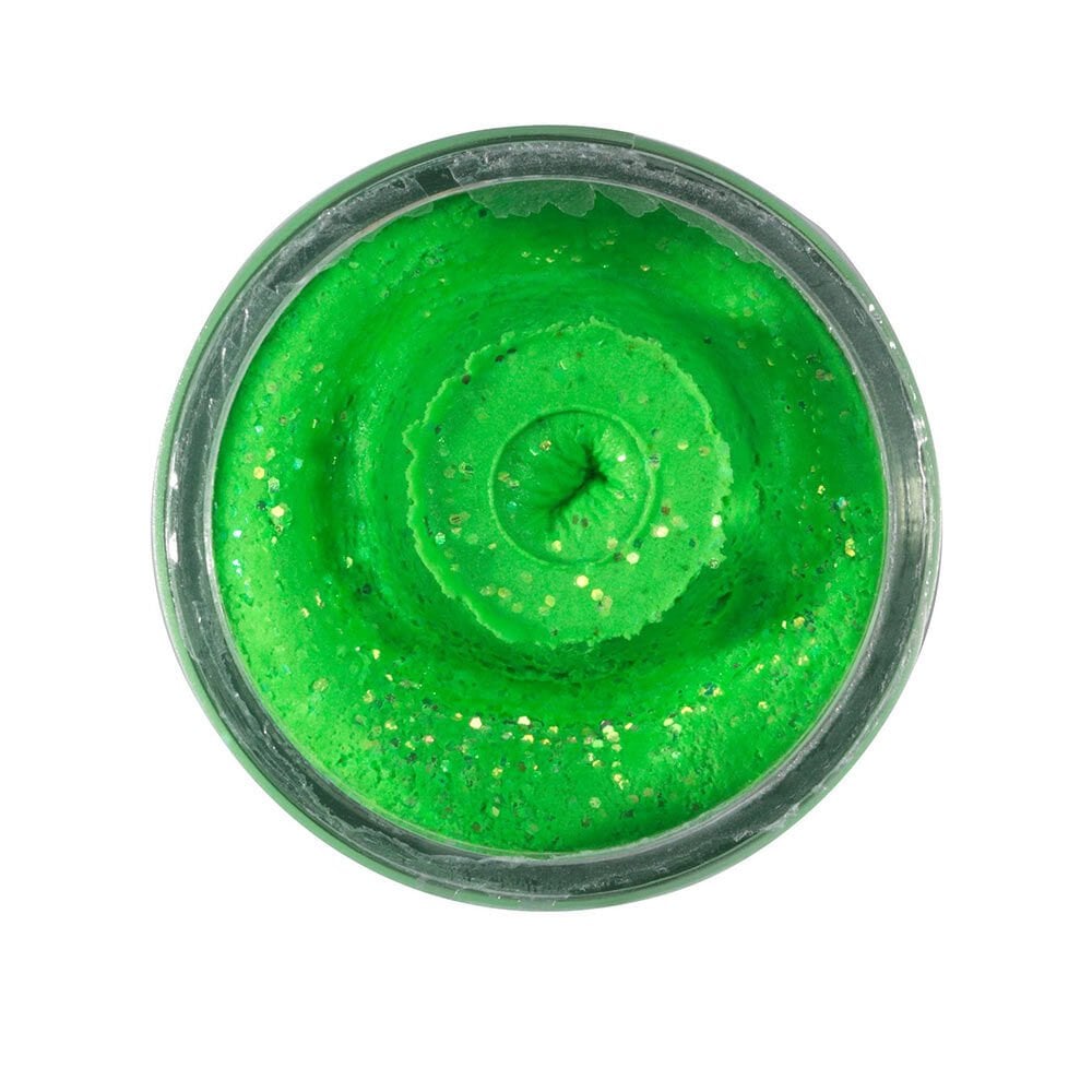 Berkley PowerBait Natural Scent Glitter Hamur Yem 50G - SPRING GREEN - GARLIC
