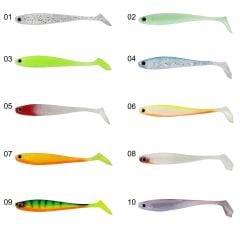 Captain 3587 Dagi Duck Shad 9cm 7gr Levrek Silikonu 5li Paket Suni Yem