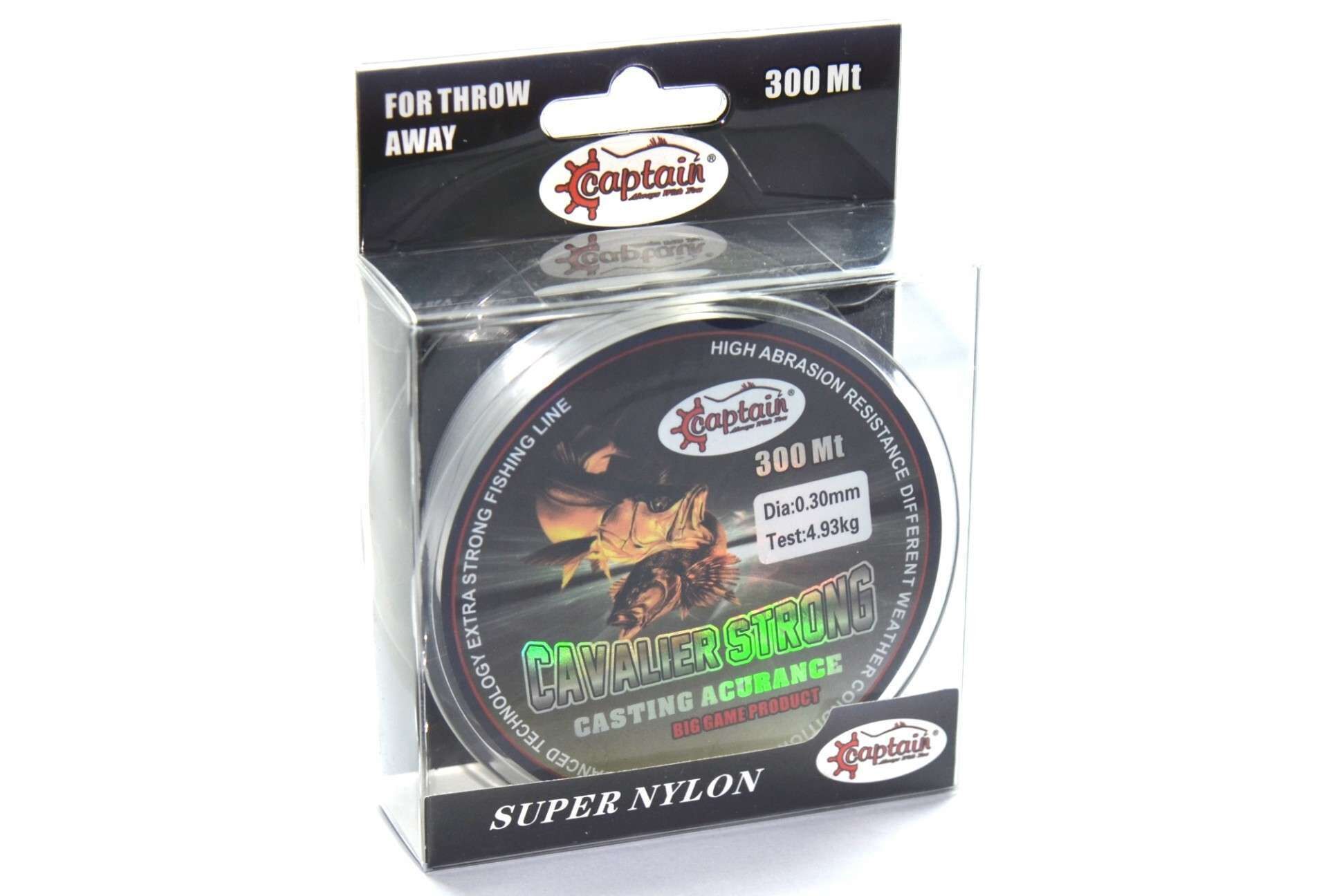 Captain Cavalier Strong 300mt Monofilament Misina Beyaz Standart - 0.40 MM