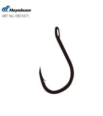 Hayabusa HCHN 018 Delikli Papağan Olta İğnesi Black Nikel