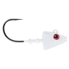 Mustad Sd824 Shad Jig Head WH - WHITE - 28GR - 2LI - 5-0