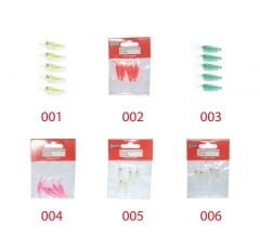 Captain 3050 Silikon Karides 4cm Suni Yem 5li Paket
