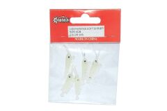 Captain 3050 Silikon Karides 4cm Suni Yem 5li Paket 003