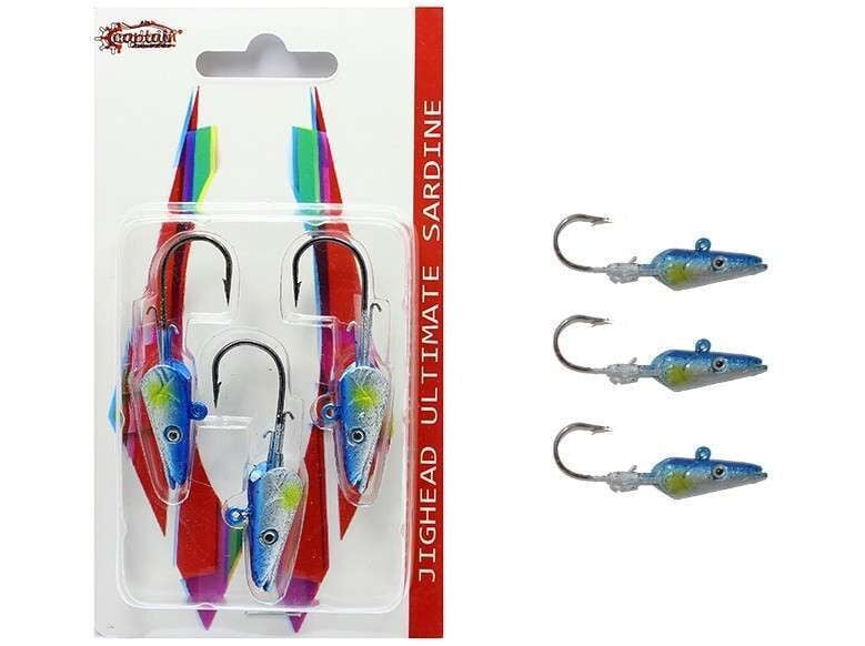 Captain 6457 Jig Head 15gr Ultimate Sardine 3lü Set 7