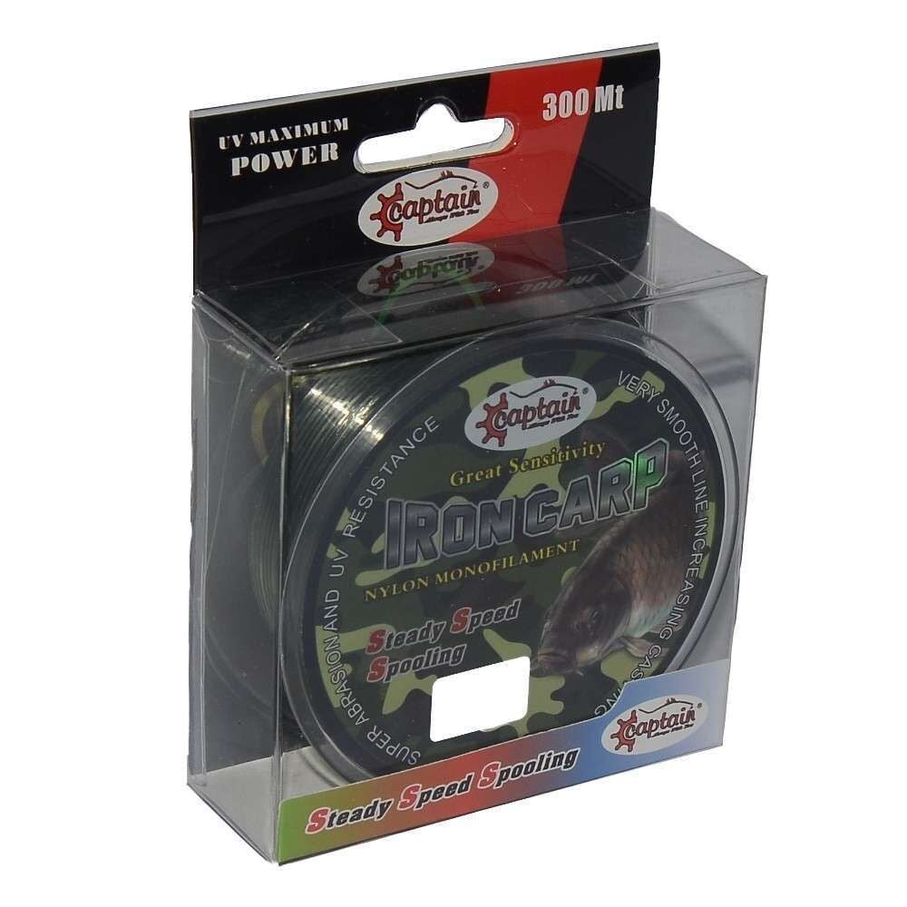 Captain İron Carp 300mt Monofilament Misina Kamuflaj Standart - 0.35 MM