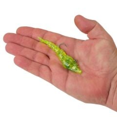 Berkley PowerBait Saltwater PowerSwitch Silikon Karides Yem CHARTREUSE SILVER - 9CM-17.7GR